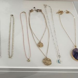 various necklaces